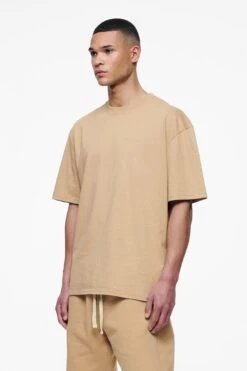 Logo Oversized Tee Vintage Washed Espresso Gum -Pegador Sale Store PEGADOR FINER THINGS ECOMMERCE MALE39500