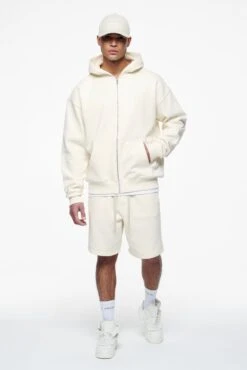 Logo Heavy Sweat Shorts Vintage Washed Unbleached Gum -Pegador Sale Store PEGADOR FINER THINGS ECOMMERCE MALE39742 2