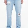 Abott Wide Jeans Washed Blue