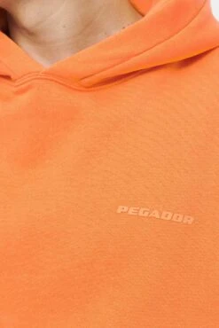 Logo Oversized Hoodie Vintage Washed Sunrise Orange Gum -Pegador Sale Store PEGADOR TRUST THE PROCESS ECOMMERCE MALE26652