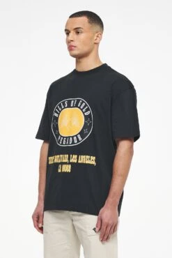 Algon Oversized Tee Vintage Washed Black Ink -Pegador Sale Store PEGADOR TRUST THE PROCESS ECOMMERCE MALE27017