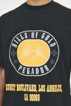 Algon Oversized Tee Vintage Washed Black Ink -Pegador Sale Store PEGADOR TRUST THE PROCESS ECOMMERCE MALE27033