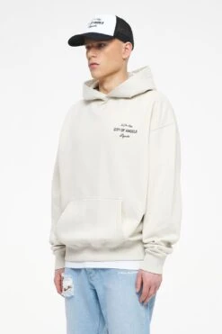 Wallace Oversized Hoodie Vintage Washed Angels Cream -Pegador Sale Store PEGADOR TRUST THE PROCESS ECOMMERCE MALE27042