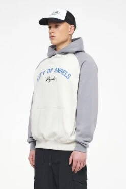 Keefer Raglan Hoodie Vintage Washed Angels Cream Dusk Grey -Pegador Sale Store PEGADOR TRUST THE PROCESS ECOMMERCE MALE27404