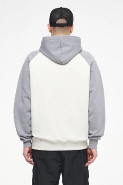 Keefer Raglan Hoodie Vintage Washed Angels Cream Dusk Grey -Pegador Sale Store PEGADOR TRUST THE PROCESS ECOMMERCE MALE27409
