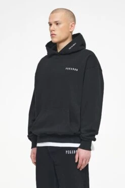 Dinmont Oversized Hoodie Vintage Washed Black Ink -Pegador Sale Store PEGADOR TRUST THE PROCESS ECOMMERCE MALE27436