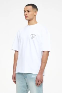 Skena Oversized Tee White -Pegador Sale Store PEGADOR TRUST THE PROCESS ECOMMERCE MALE27603