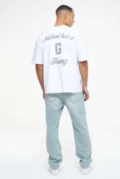 Skena Oversized Tee White -Pegador Sale Store PEGADOR TRUST THE PROCESS ECOMMERCE MALE27629