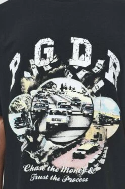 Reid Oversized Tee Vintage Washed Black Ink -Pegador Sale Store PEGADOR TRUST THE PROCESS ECOMMERCE MALE27709