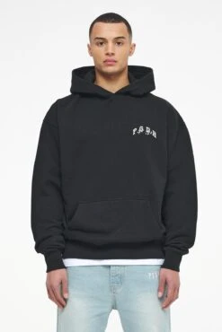 Reid Oversized Hoodie Vintage Washed Black Ink -Pegador Sale Store PEGADOR TRUST THE PROCESS ECOMMERCE MALE27740