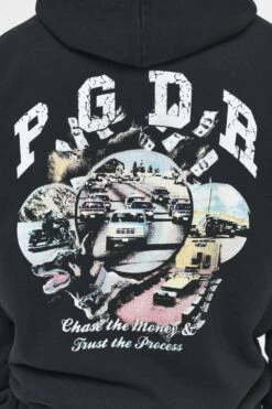 Reid Oversized Hoodie Vintage Washed Black Ink -Pegador Sale Store PEGADOR TRUST THE PROCESS ECOMMERCE MALE27760