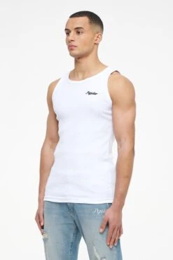 Adera Rib Undershirt White -Pegador Sale Store PEGADOR TRUST THE PROCESS ECOMMERCE MALE27786