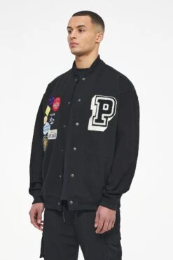 Whitney Varsity Jacket Washed Black Ink Black 9 Whitney Varsity Jacket Washed Black Ink Black -Pegador Sale Store PEGADOR TRUST THE PROCESS ECOMMERCE MALE28021