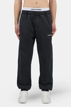 Logo Heavy Sweat Jogger Vintage Black White