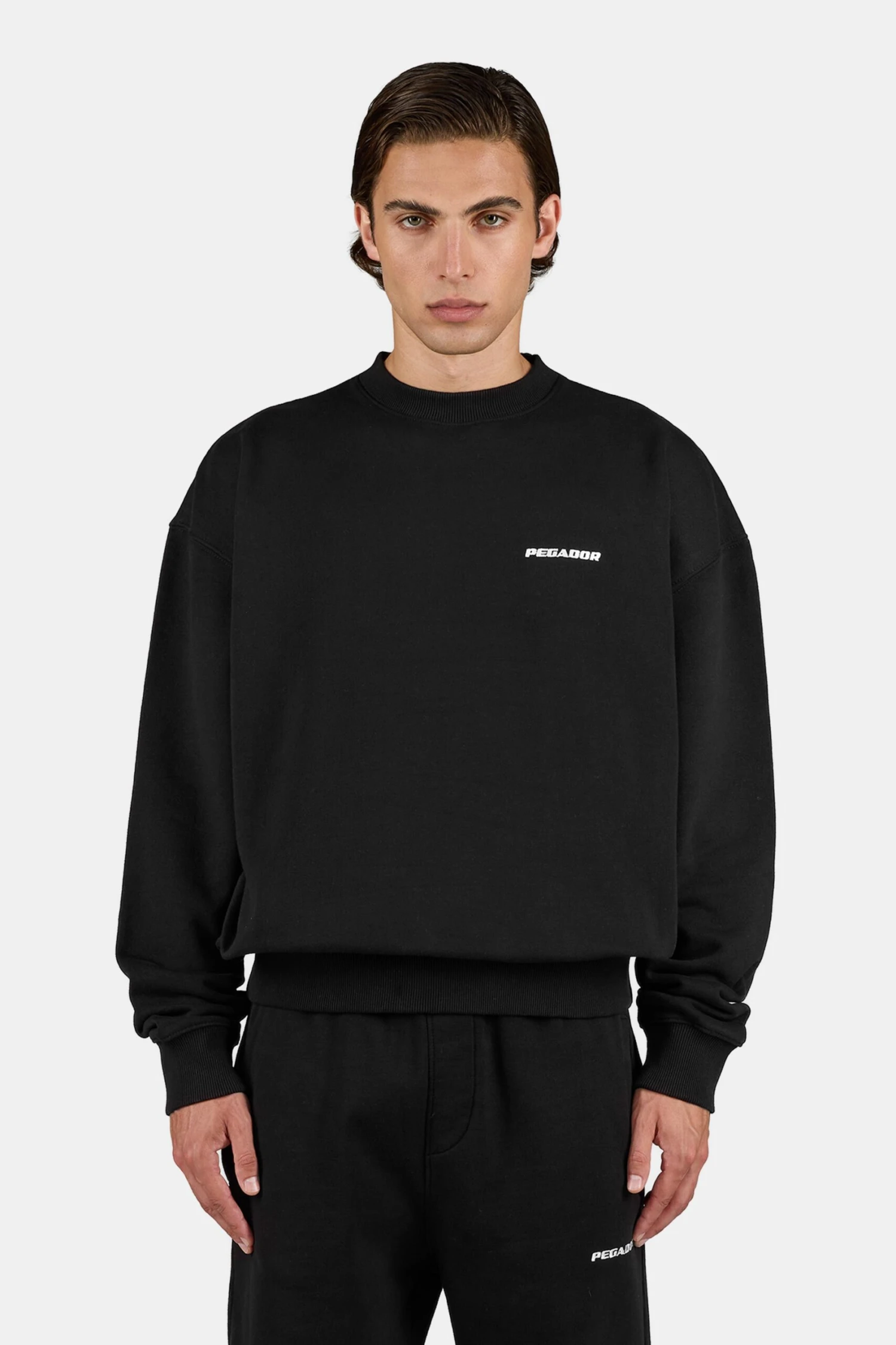 Logo Oversized Sweater Washed Black 1 Logo Oversized Sweater Washed Black