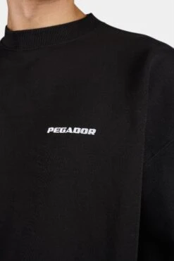 Logo Oversized Sweater Washed Black 9 Logo Oversized Sweater Washed Black -Pegador Sale Store PGDR 1104 002 Logo Oversized Sweater Washed Black 0298