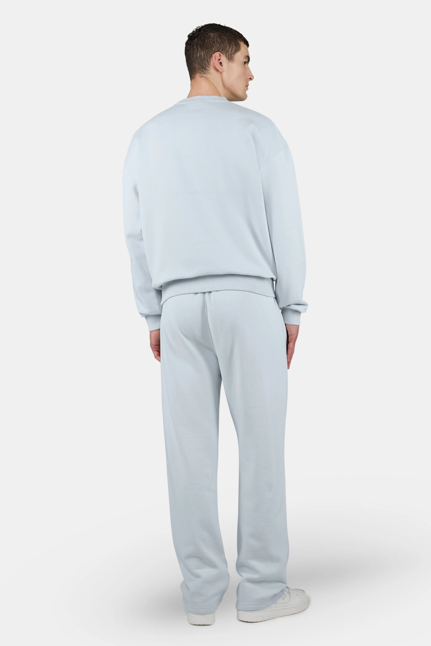 Logo Oversized Sweater Washed Dream Blue White 3 Logo Oversized Sweater Washed Dream Blue White - Image 3