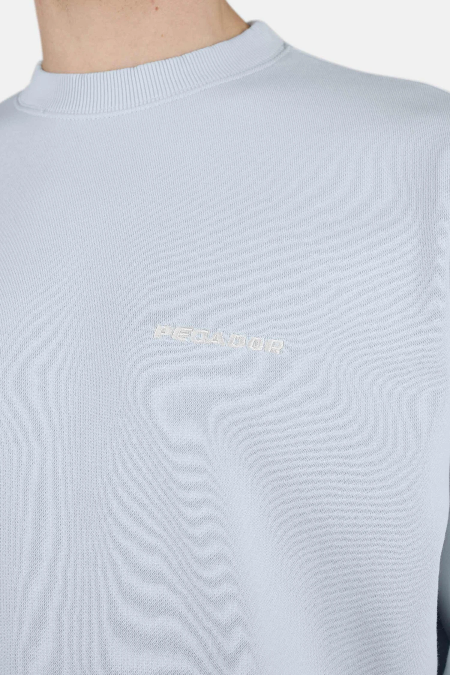 Logo Oversized Sweater Washed Dream Blue White 4 Logo Oversized Sweater Washed Dream Blue White - Image 4