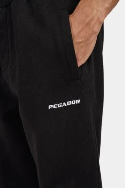 Logo Wide Sweat Pants Washed Black 9 Logo Wide Sweat Pants Washed Black -Pegador Sale Store PGDR 1148 002 Logo Wide Sweat Pants Washed Black 17997 1
