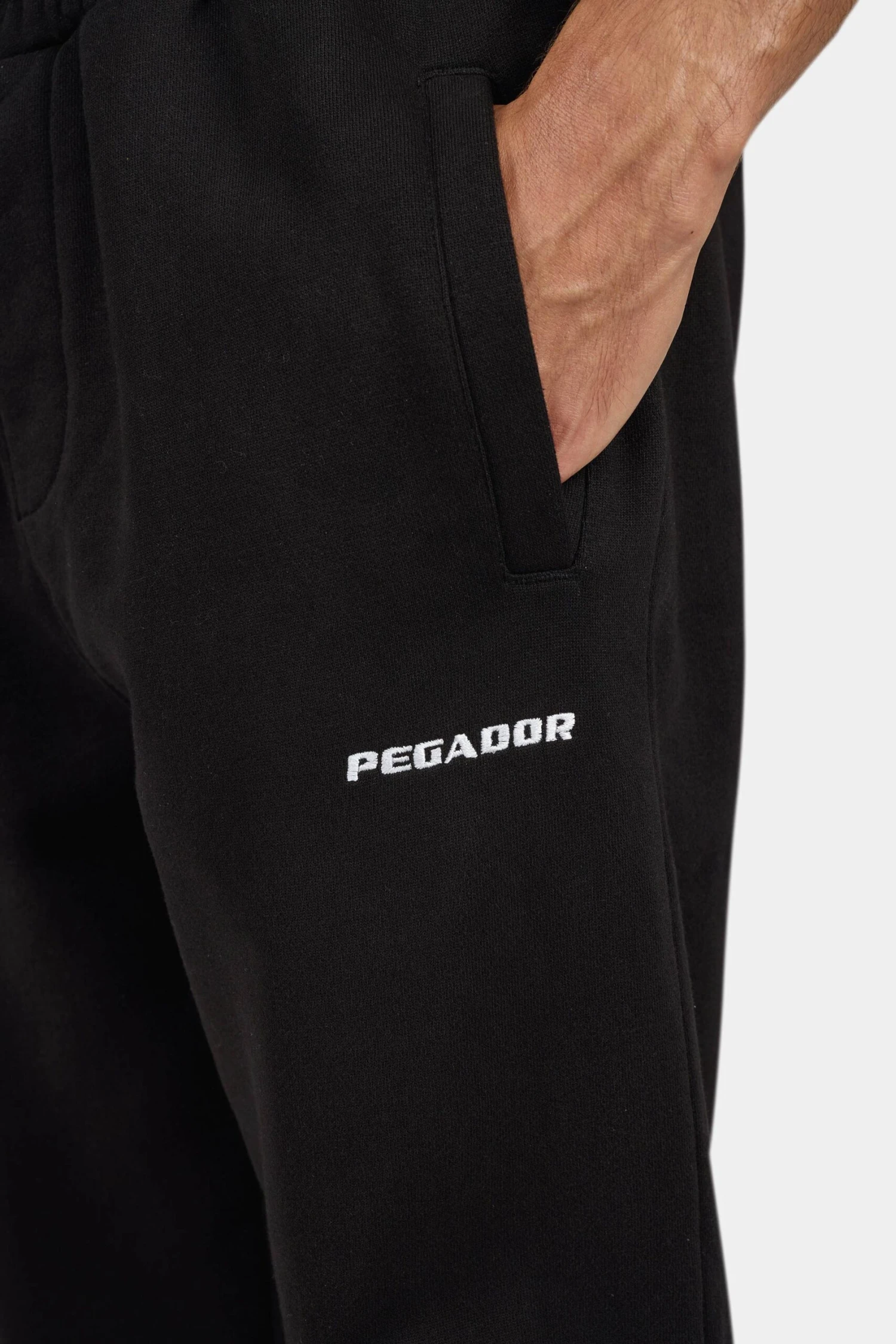 Logo Wide Sweat Pants Washed Black 5 Logo Wide Sweat Pants Washed Black - Image 5