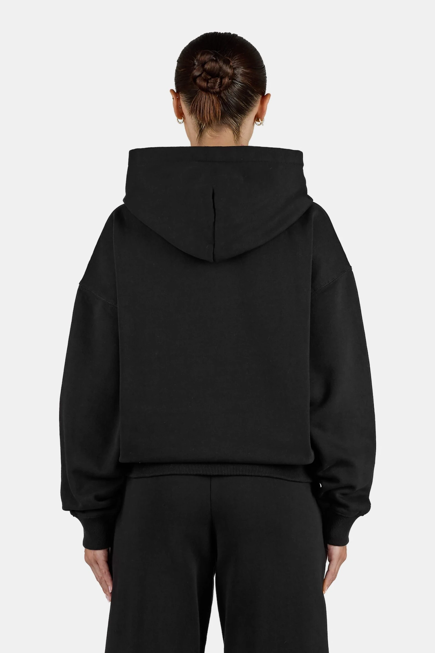 Clarita Logo Oversized Hoodie Washed Black 5 Clarita Logo Oversized Hoodie Washed Black - Image 5