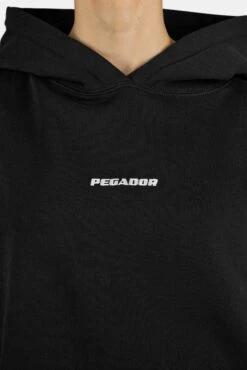 Clarita Logo Oversized Hoodie Washed Black 11 Clarita Logo Oversized Hoodie Washed Black -Pegador Sale Store PGDR 1278 002 CLARITA LOGO OVERSIZED HOODIE WASHED BLACK 2787