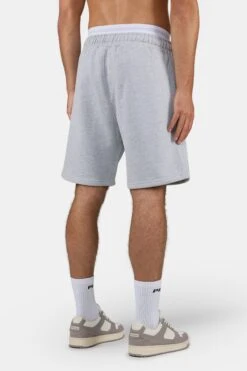 Logo Heavy Sweat Shorts Heather Grey Black -Pegador Sale Store PGDR 1569 224001 183 1