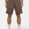 Logo Heavy Sweat Shorts Washed Cozy Brown White -Pegador Sale Store PGDR 1569 576 004 LOGO HEAVY SWEAT SHORTSWASHED COZY BROWN WHITE 2060