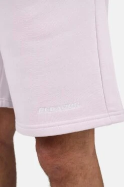 Logo Heavy Sweat Shorts Washed Light Lilac White 9 Logo Heavy Sweat Shorts Washed Light Lilac White -Pegador Sale Store PGDR 1569 581004 10 1