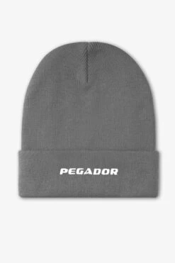 Pegador Logo Beanie Mud Grey