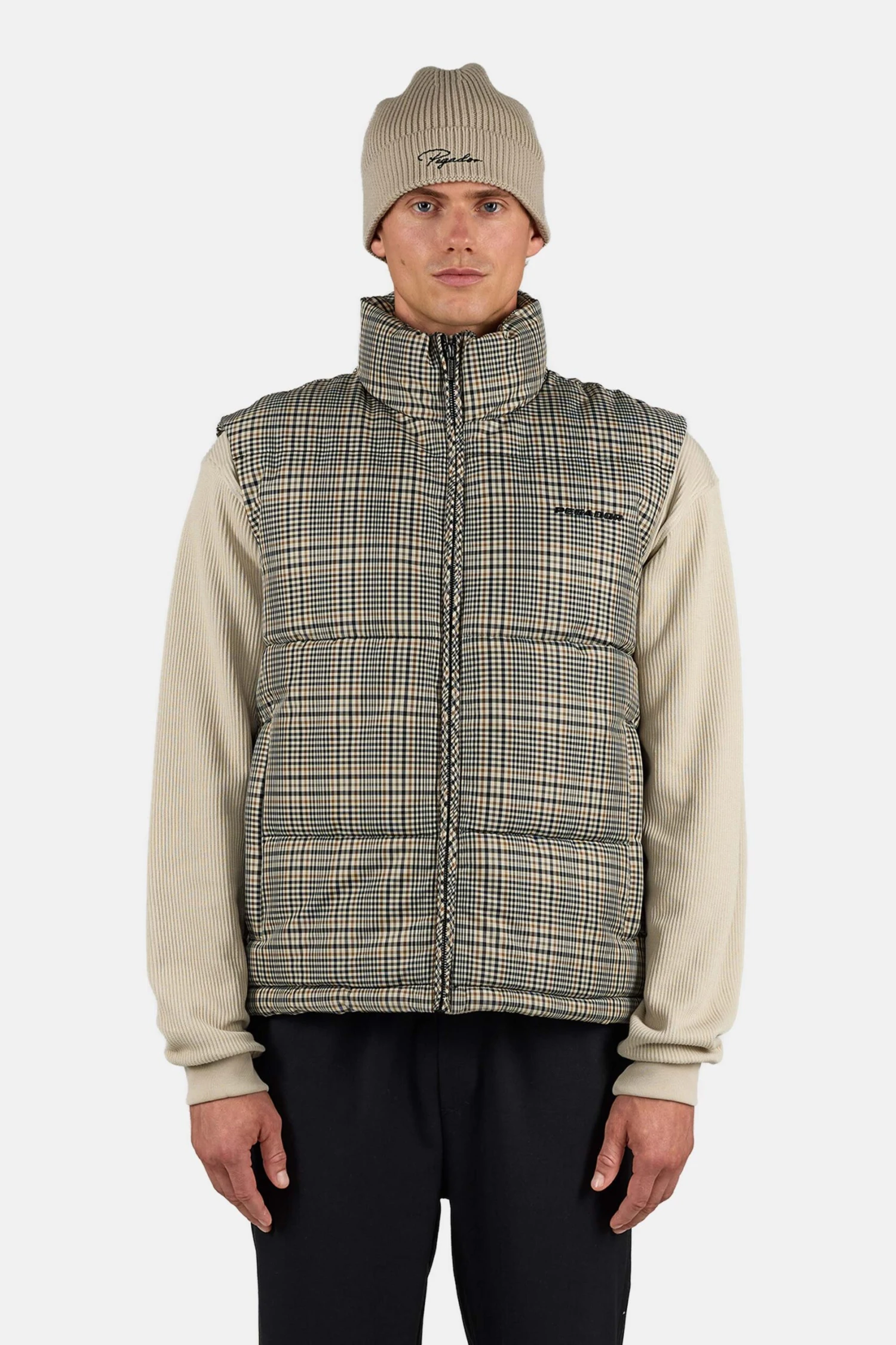 Landin Puffer Vest Checked 3 Landin Puffer Vest Checked - Image 3