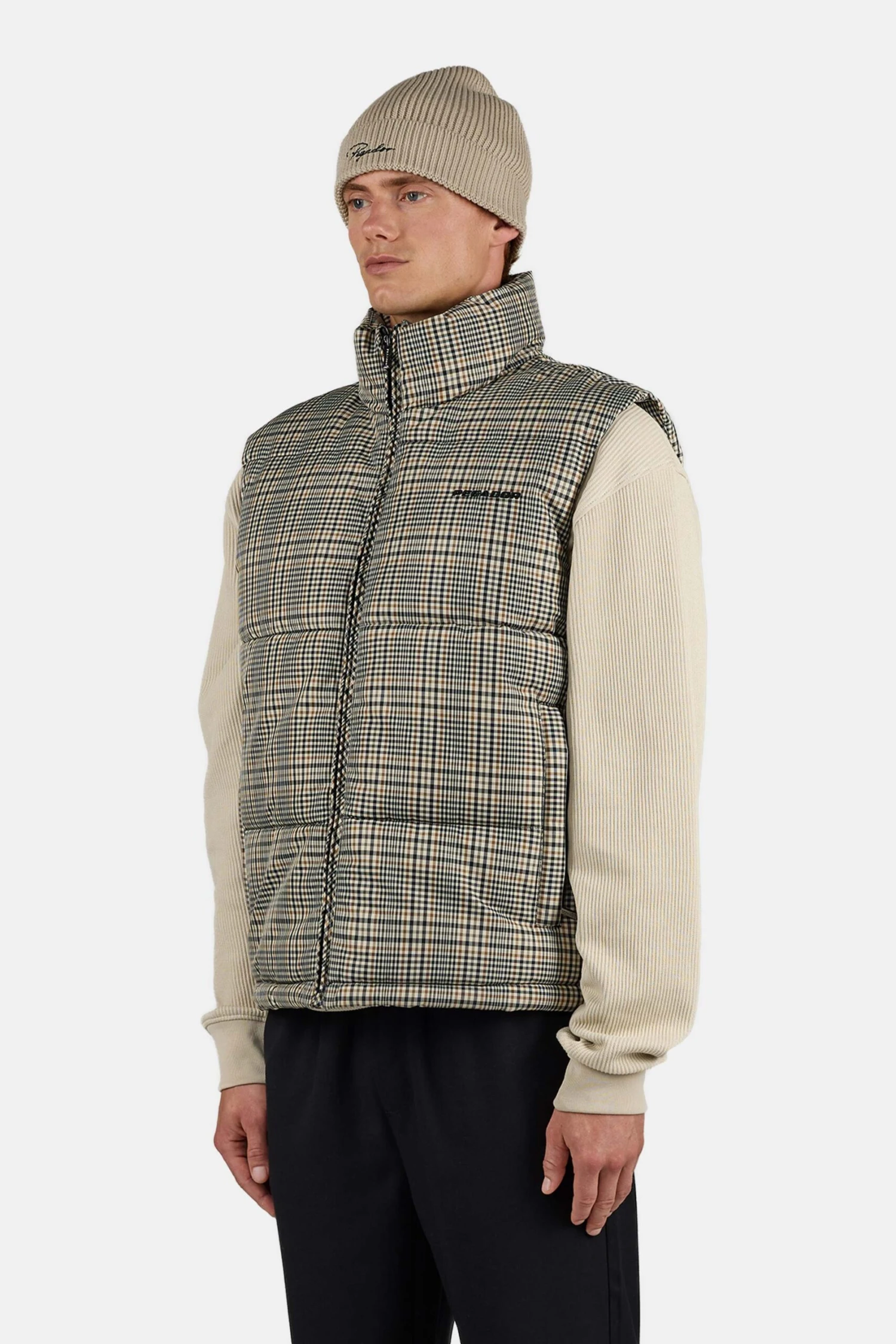 Landin Puffer Vest Checked 4 Landin Puffer Vest Checked - Image 4