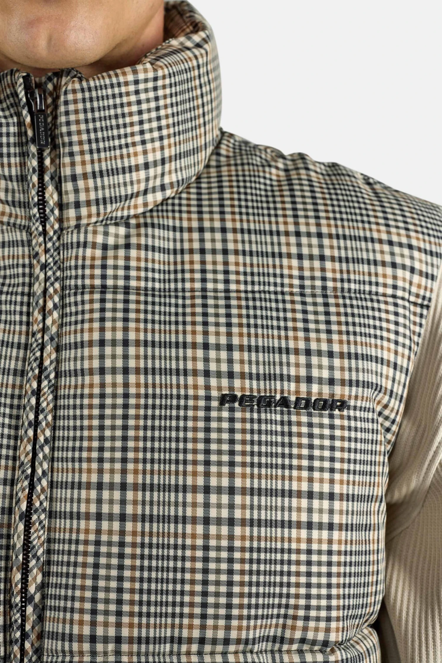 Landin Puffer Vest Checked 7 Landin Puffer Vest Checked - Image 7