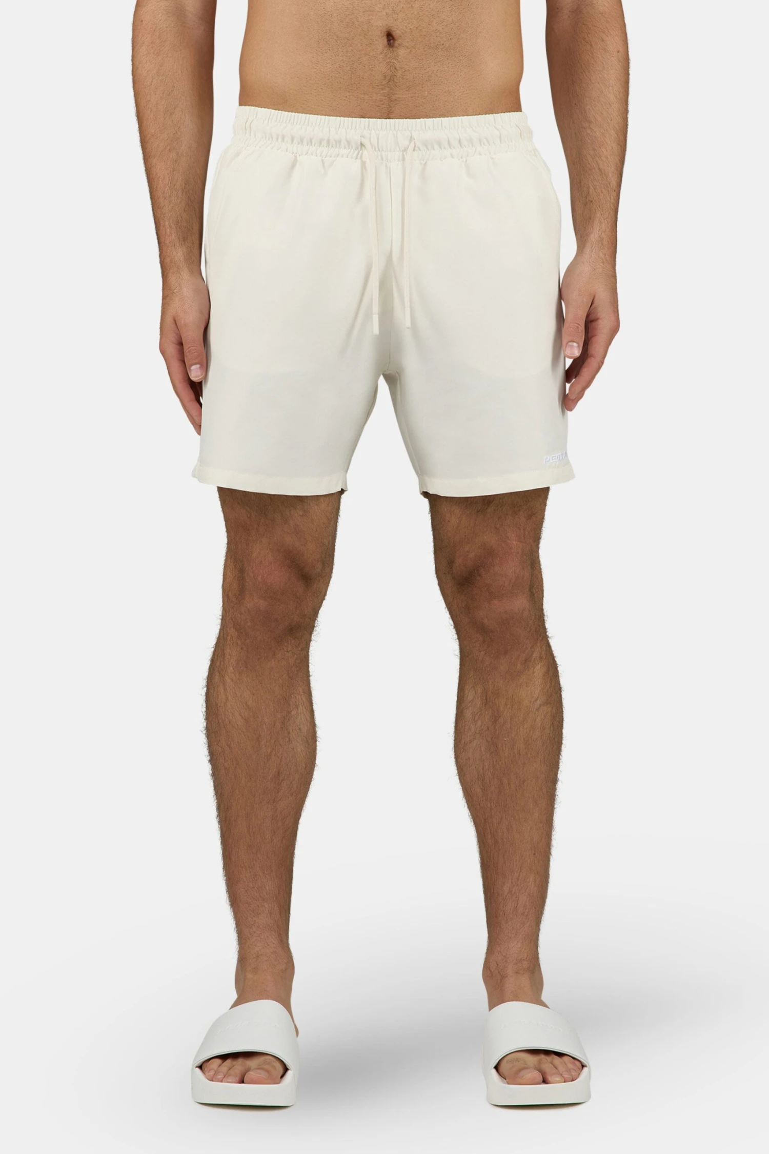 Logo Swim Shorts Unbleached White 1 Logo Swim Shorts Unbleached White