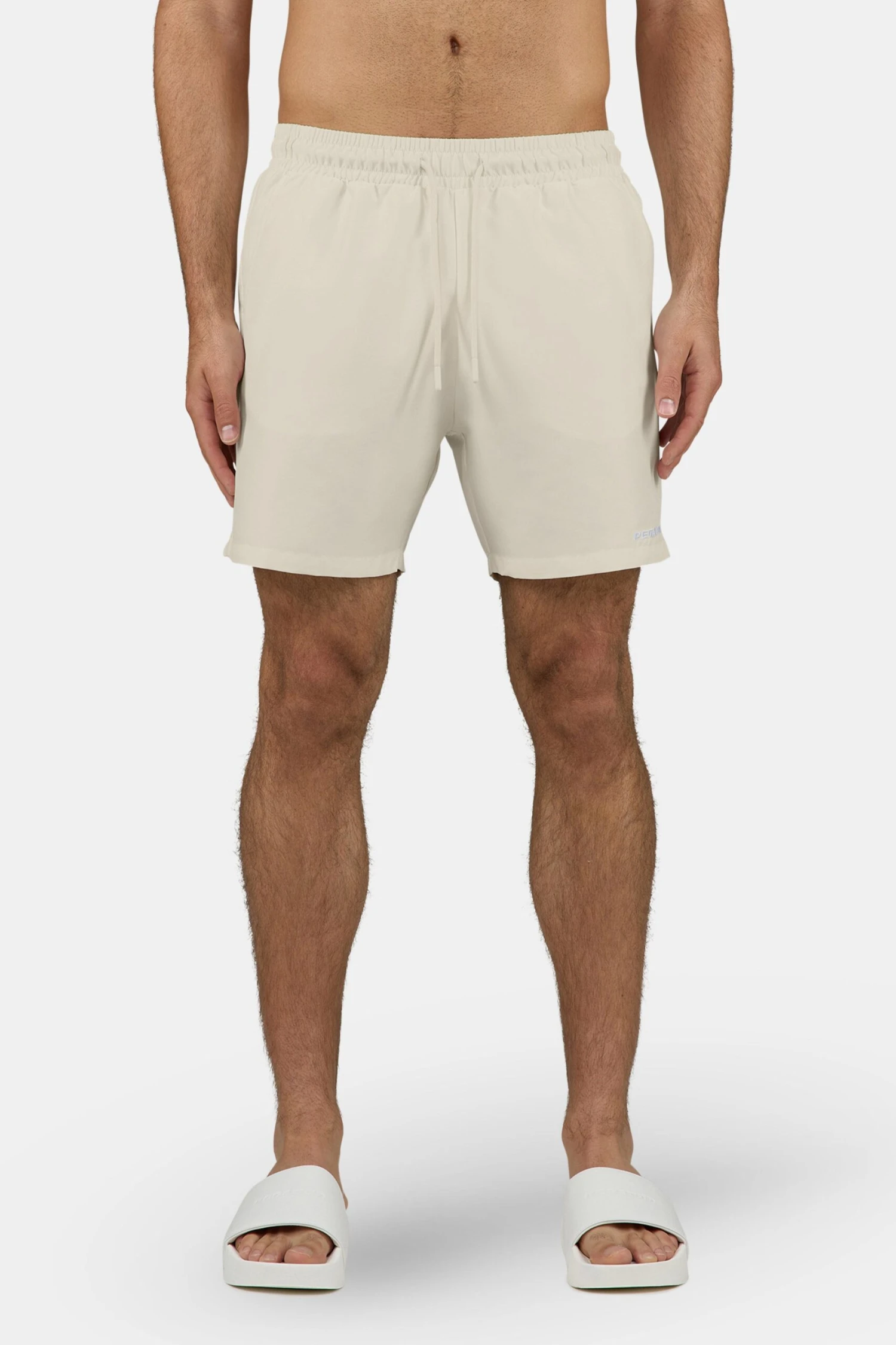 Logo Swim Shorts Light Beige White 1 Logo Swim Shorts Light Beige White