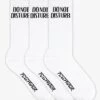 Pegador Do Not Disturb Socks White Black (3 Pack) -Pegador Sale Store PGDR 3042