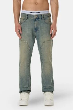 Vinto Carpenter Jeans Washed Vintage Blue