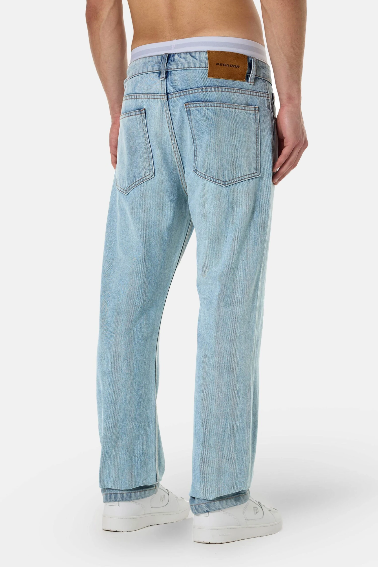 Baures Straight Jeans Washed Light Blue 4 Baures Straight Jeans Washed Light Blue - Image 4