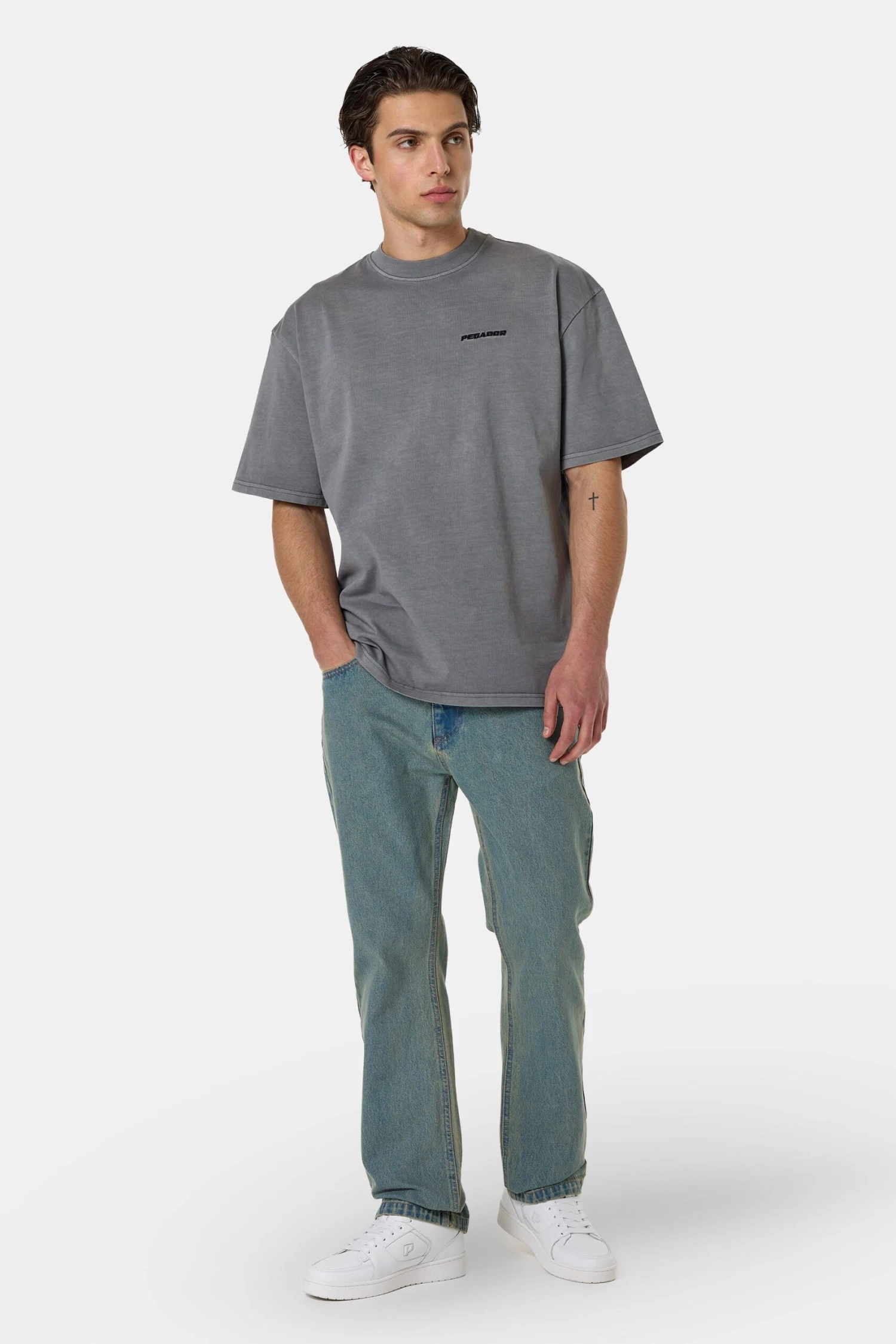 Baures Straight Jeans Washed Vintage Blue 2 Baures Straight Jeans Washed Vintage Blue - Image 2