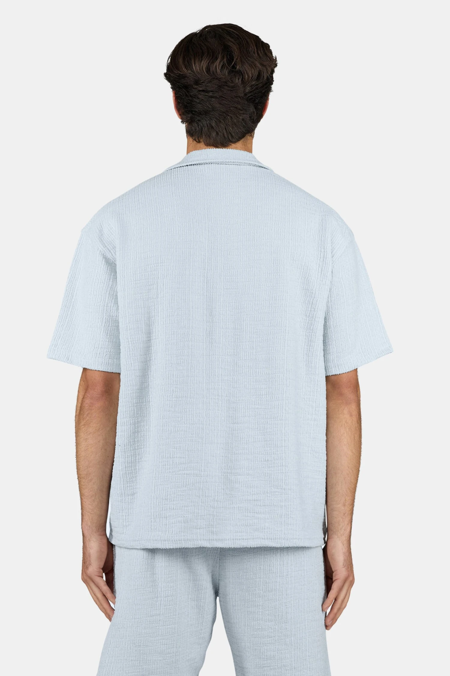 Libco Structured Knit Shirt Washed Dream Blue Unbleached 4 Libco Structured Knit Shirt Washed Dream Blue Unbleached - Image 4