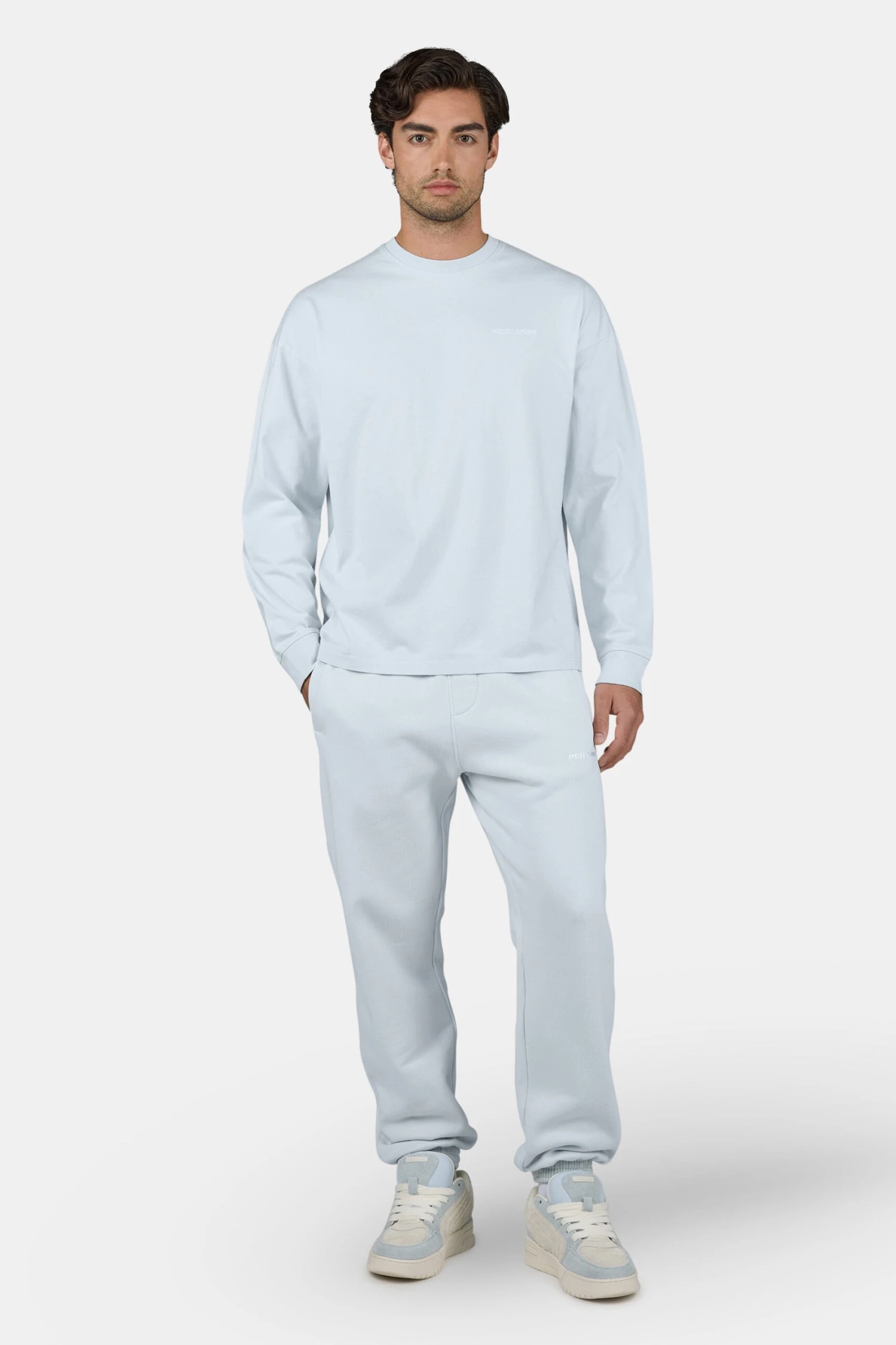 Logo Heavy Sweat Jogger Washed Dream Blue White 2 Logo Heavy Sweat Jogger Washed Dream Blue White - Image 2