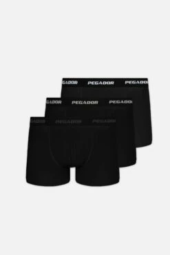 Trosk Boxershorts 3 Pack White Anthracite Light Beige