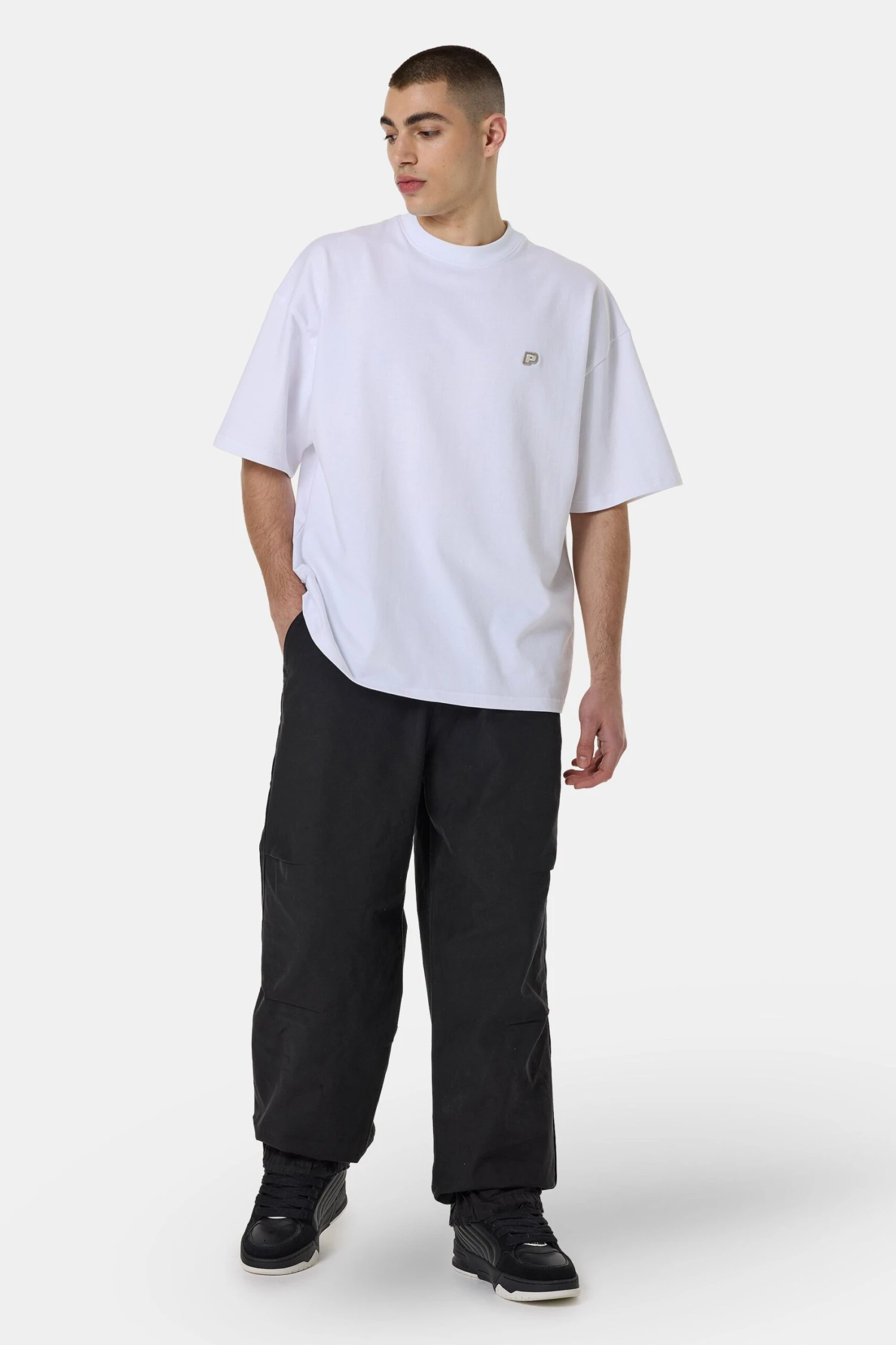 Ashton Parachute Pants Black 2 Ashton Parachute Pants Black - Image 2