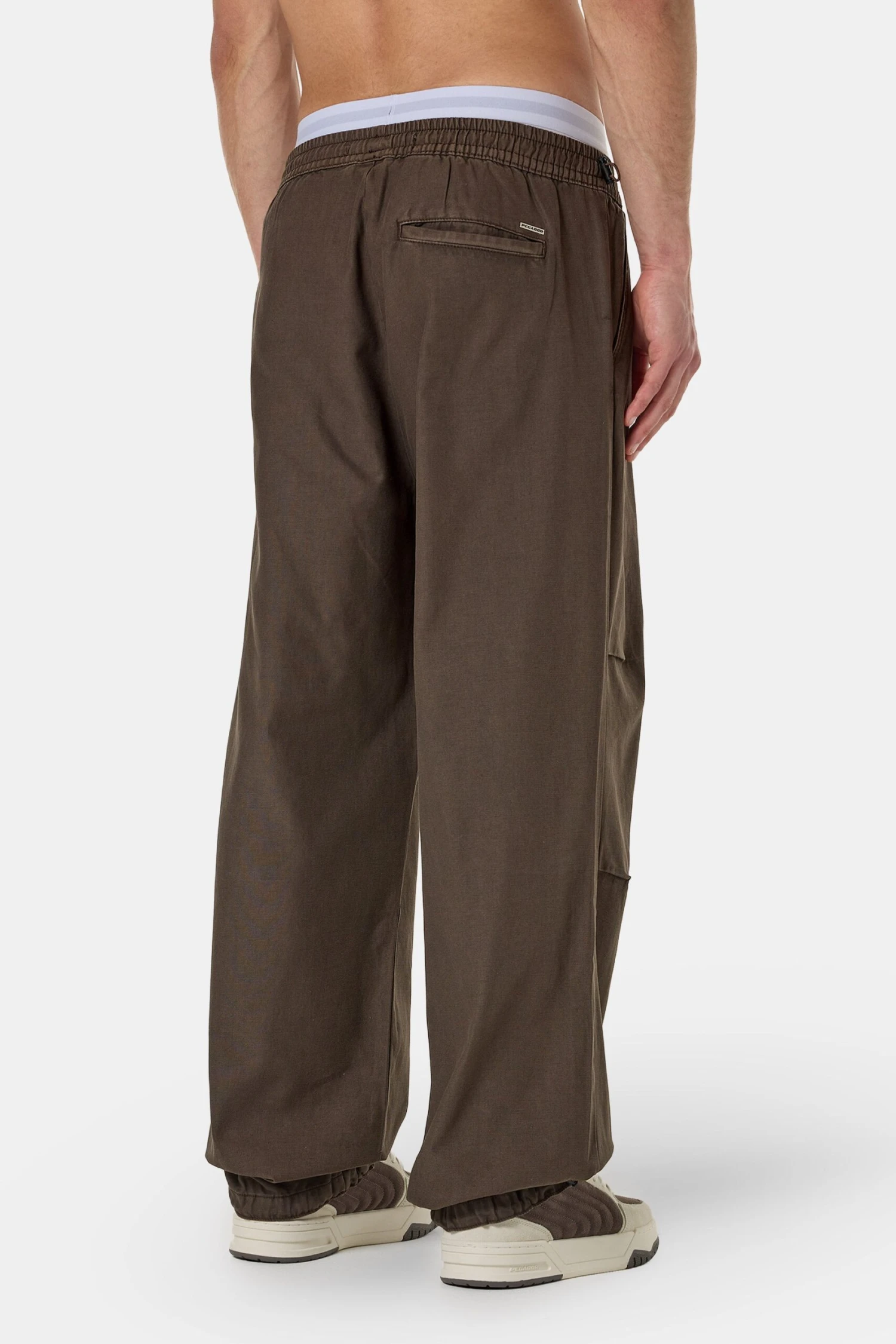 Ashton Parachute Pants Dark Brown 4 Ashton Parachute Pants Dark Brown - Image 4