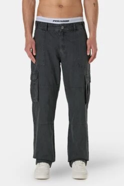 Risley Cargo Pants Dark Grey