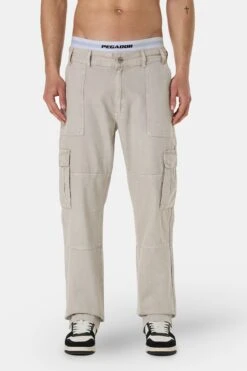 Risley Cargo Pants Light Grey