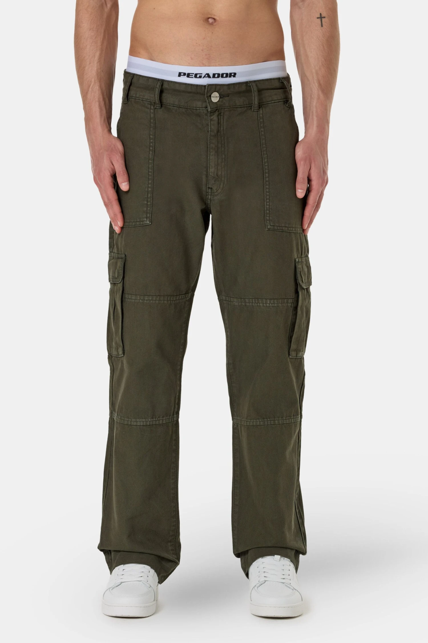 Risley Cargo Pants Olive Green 1 Risley Cargo Pants Olive Green