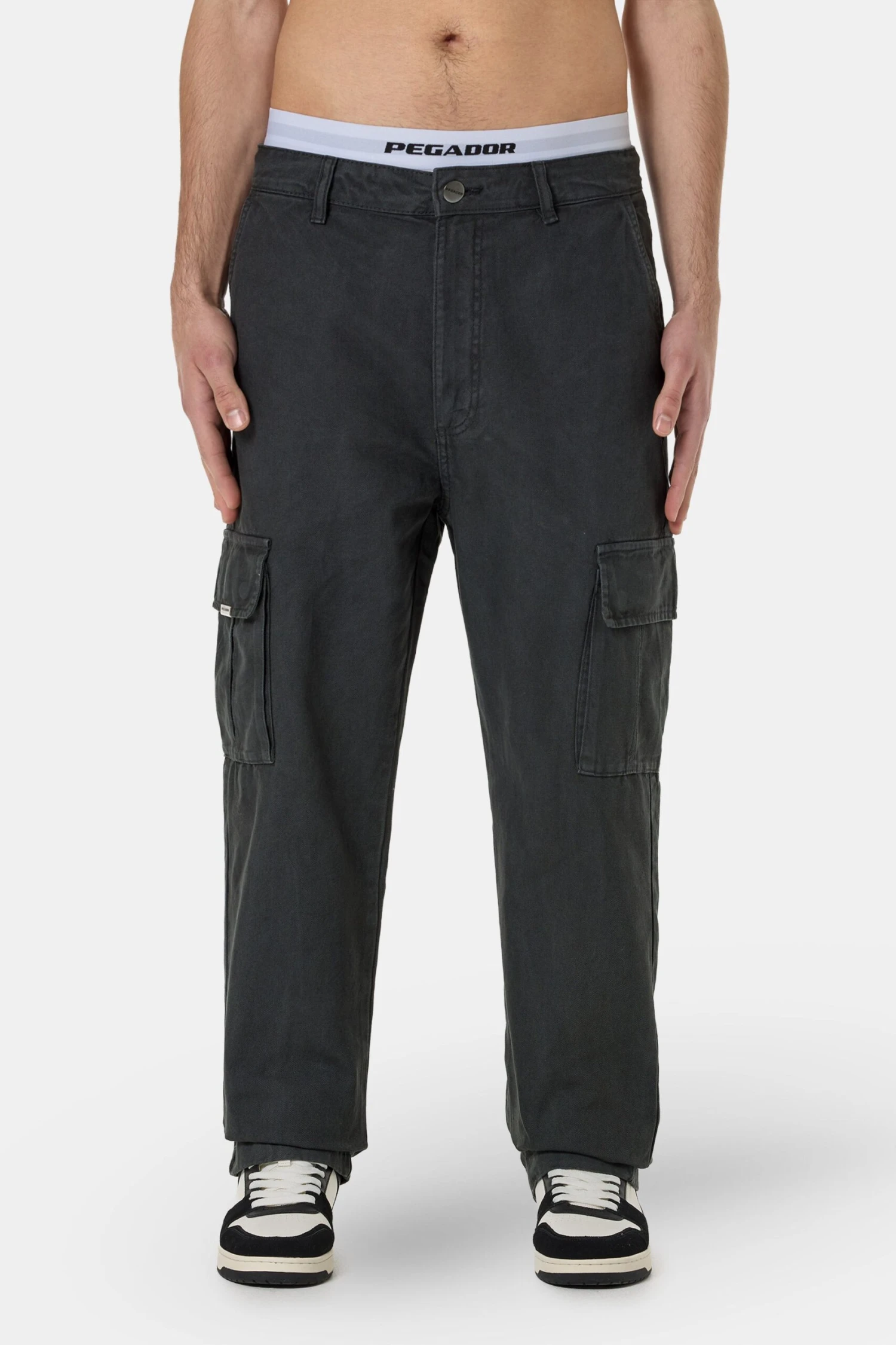 Waymir Cargo Pants Dark Grey 1 Waymir Cargo Pants Dark Grey