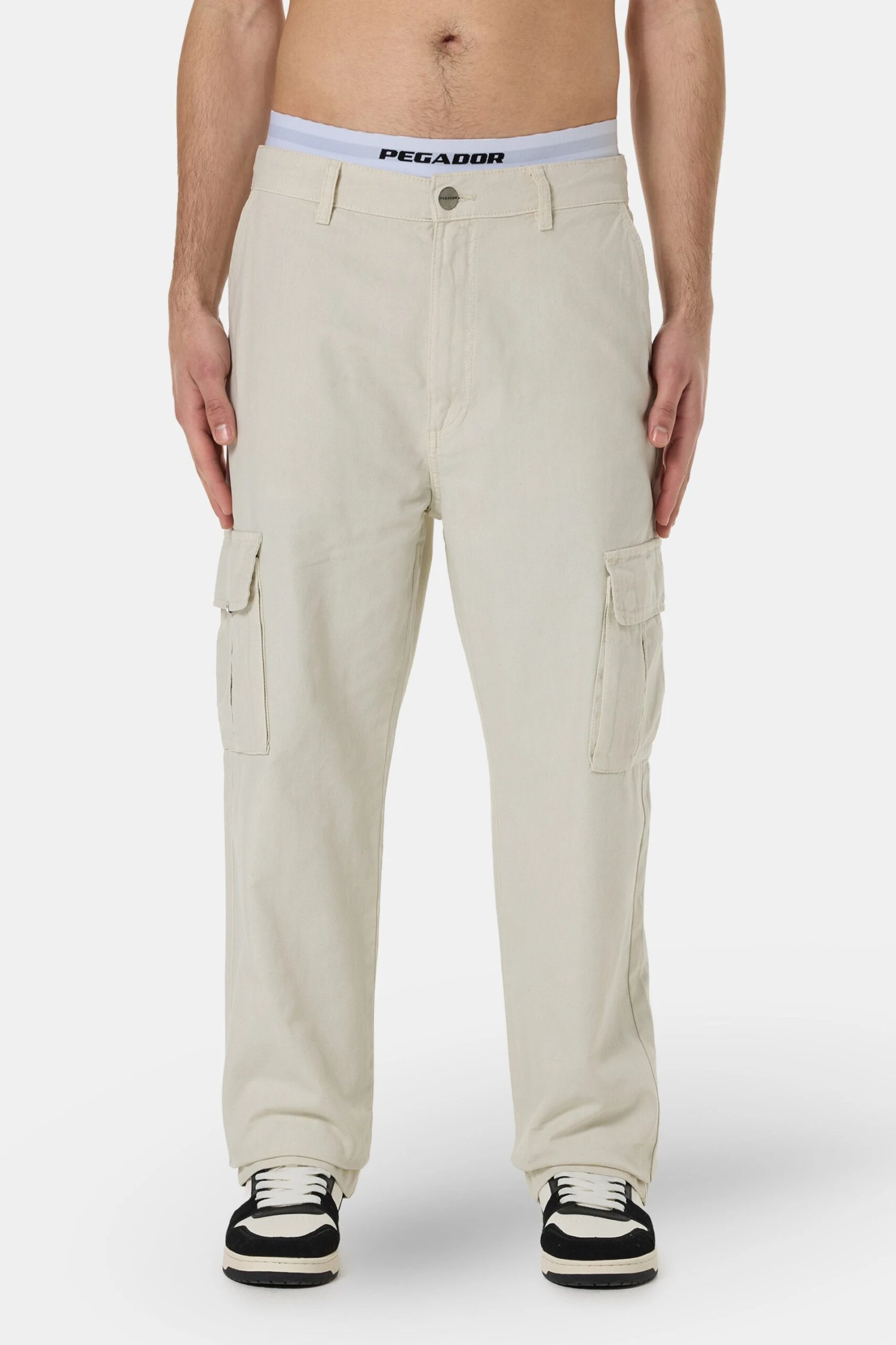 Waymir Cargo Pants Cream 1 Waymir Cargo Pants Cream
