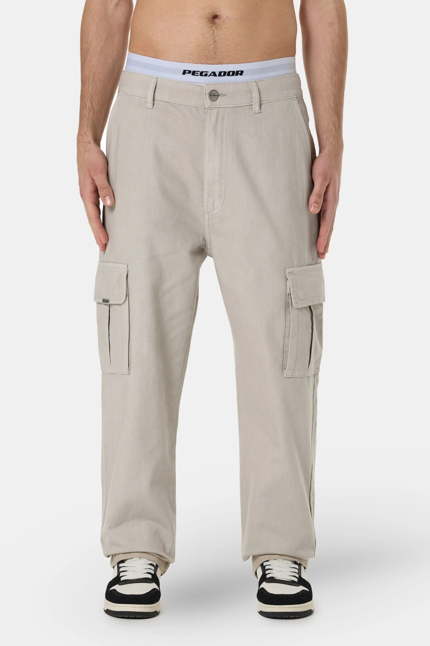 Waymir Cargo Pants Light Grey